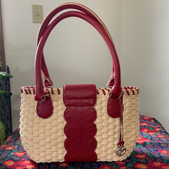 Brighton Woven Rattan Shoulder Bag - Picture 5 of 16